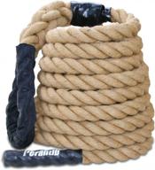 get fit and strong with perantlb outdoor climbing rope - available in multiple lengths and 1.5'' diameter logo