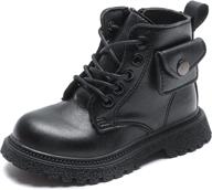 komfyea toddler boots zipper combat boys' shoes ~ boots логотип