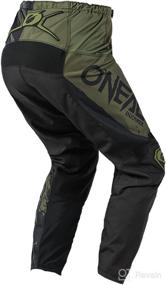 img 1 attached to 👖 O'Neal Element Adult Pants Ride, Black/Green, 30" - Durable and Stylish Off-Road Trousers for Adults