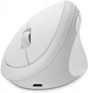 chuyi ergonomic wireless mouse, vertical rechargeable wireless mouse, 400mah 800/1200/1600 dpi portable optical cordless mouse for pc computer laptop office for small middle right hand (white) logo