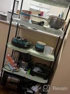 img 1 attached to Grey 6-Tier Wire Shelving Unit With 6 Shelves For Durable Pantry, Closet, Kitchen, And Laundry Organization - HOMEFORT Metal Storage Rack Organizer review by Bryan Aleman