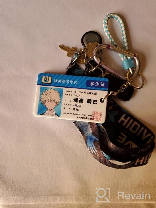 img 1 attached to 🔑 Shop RichyRichy Academia Keychain: Midoriya Todoroki Men's Accessories at Best Price review by Joseph Quade