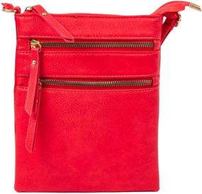 img 4 attached to Casual Functional Pocket Double Crossbody Women's Handbags & Wallets : Crossbody Bags