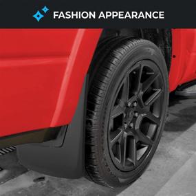 img 2 attached to 🚗 OEM Front and Rear Mud Flaps for Ram 1500 (2019-2022), Non-Classic Models, with Medesasi Splash Guards - Compatible with OEM Fender Flares