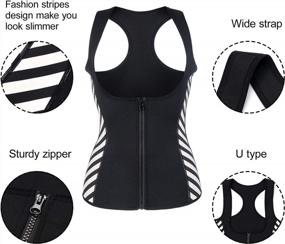 img 3 attached to Maximize Your Workouts With URSEXYLY Neoprene Sauna Vest For Women - Boost Sweat And Achieve Your Dream Body!