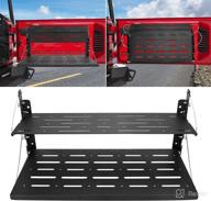 suparee double-layer tailgate table for jeep wrangler jk 2007-2017 2/4 door rear cargo shelf - convenient storage, luggage holder, carrier table логотип