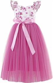 img 3 attached to Flofallzique Birthday Wedding Clothes 5_Years Girls' Clothing and Dresses