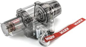 img 2 attached to 🔝 High-Performance WARN 101040 VRX 45-S Powersports Winch with Handlebar Mounted Switch and Synthetic Rope: 1/4" Diameter x 50' Length, 2.25 Ton (4,500 lb) Capacity