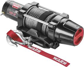 img 1 attached to 🔝 High-Performance WARN 101040 VRX 45-S Powersports Winch with Handlebar Mounted Switch and Synthetic Rope: 1/4" Diameter x 50' Length, 2.25 Ton (4,500 lb) Capacity