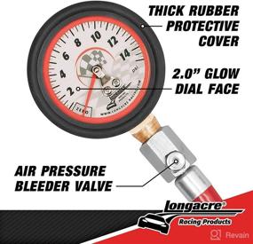 img 3 attached to 🔧 Longacre® 52-52034 0-15 PSI Tire Pressure Gauge - Accurate 2 Inch Measurement for Optimal Tire Maintenance