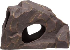 img 2 attached to 🐠 Ceramic Grotto Stone Decoration - Aquarium Fish Tank Hideaway Decor - Ideal for Cichlids, Plecos, and Bettas - Plecoceramics