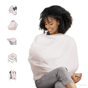 img 4 attached to 👶 Munchkin Milkmakers 5-in-1 Nursing Cover, Soft Pale Peach - Enhanced for SEO