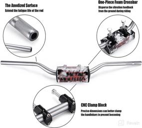 img 2 attached to TRAVERSE Handlebars Off Road Motorcycle Motocross Motorcycle & Powersports best: Parts