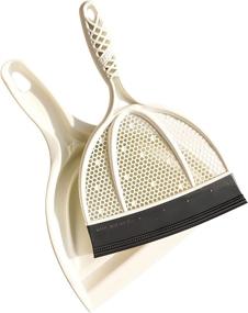 img 4 attached to 🧹 Broombi Brush & Dustpan: The Ultimate Multifunctional Silicone Brush and Squeegee for Effortless Cleaning - Removes Pet Hair, Fine Dust, Broken Glass, Liquids - Ideal for Smooth Surfaces, Rugs, Furniture, Windows, Shower Walls +