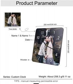 img 2 attached to Timeless Memories: Create A Custom Family Photo Wall Clock For Home And Office Décor