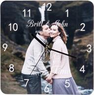 timeless memories: create a custom family photo wall clock for home and office décor logo