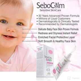 img 3 attached to 👶 SeboCalm Baby Face Cream Lotion: Gentle Hypoallergenic Vegan Facial Moisturizer for Newborns and Toddlers with Dry Rash and Sensitive Skin