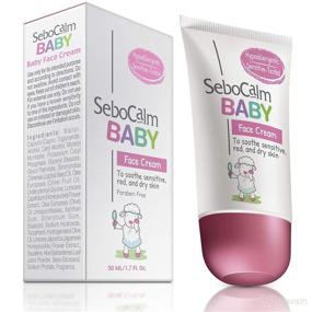 img 4 attached to 👶 SeboCalm Baby Face Cream Lotion: Gentle Hypoallergenic Vegan Facial Moisturizer for Newborns and Toddlers with Dry Rash and Sensitive Skin