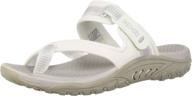 👡 skechers reggae stockholm chocolate women's thong sandals via athletic logo