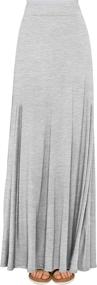 img 3 attached to 👗 WDR1434 Elastic Waist Women's Solid Skirt at Skirts Online Store