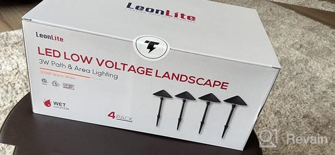 img 1 attached to Illuminate Your Outdoor Space With 12-Pack Of LEONLITE Low Voltage Landscape Lights - Waterproof And Energy-Efficient 3000K Warm White LED Lights! review by Deandre Kamaludin