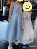 img 1 attached to Castle Fairy Pageant Wedding Communion Girls' Clothing for Dresses review by Diane Collins