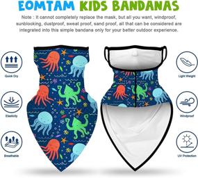 img 1 attached to EOMTAM Reusable Funtion Protection Bandanas Girls' Accessories : Cold Weather
