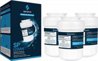 сменные фильтры для воды холодильника, сертифицированные nsf, 3 шт. для mwf, mwfp3pk, gwf, 9991, 46-9991, mwfp, ssf5110 и 197d6321p006 - spiropure sp-gsmw логотип
