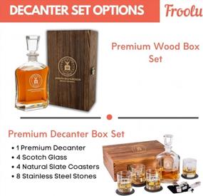 img 3 attached to Personalized Monogram Decanter + Box - Christmas Gift For Military Men In Army, Navy, Air Force, Coast Guard & Marines - Active Or Retirement - Husband, Dad & Son Customization By Name & Rank