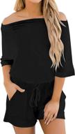 👗 vetinee keyhole jumpsuit playsuit for women - fashionable women's clothing under jumpsuits, rompers & overalls category logo