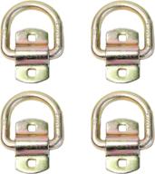 🔩 gripon (set of 4) 1/2-inch d-ring tie-down anchors with bolt-on mounting clip for trailers and trucks логотип