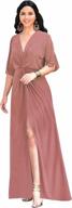 get ready for summer with koh koh women's slimming maxi dress логотип