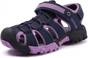 img 4 attached to Ultimate Outdoor Adventure Shoes For Toddlers & Kids: BMCiTYBM Sport Sandals