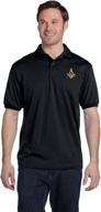 classy square compass embroidered masonic shirt for fashionable men's clothing and shirts логотип