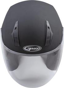 img 2 attached to Adult Solid Open Face Motorcycle Helmet Motorcycle & Powersports