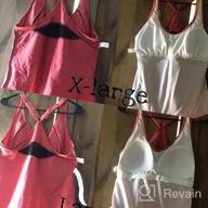 img 1 attached to Stylish And Sporty: GRAPENT Women'S Colorblock Racerback Tankini Set For Chic Swimwear review by Fredo Zhan
