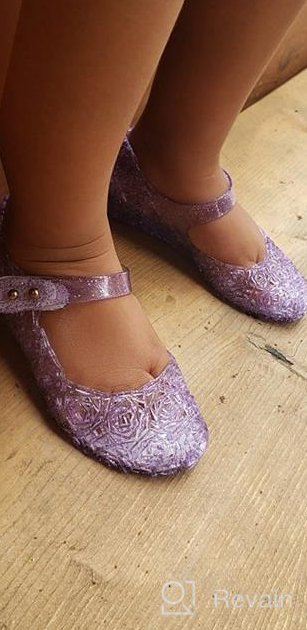 img 1 attached to JerrisApparel Princess Sandals: Stunning Cosplay Costumes Girls' Flats review by Chris Budenski