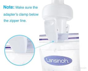 img 1 attached to 🍼 Papablic Breastmilk Storage Bag Adapters: Compatible with Spectra S1 S2, Avent Comfort Wide Mouth Flanges for Convenience in Pumping into Lansinoh, NUK Breastmilk Storage Bag
