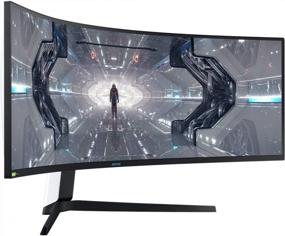 img 3 attached to 🖥️ Samsung Odyssey LC49G97TSSNXDC Computer Monitor - 5120x2160, 240Hz, Curved, USB Hub