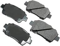 akebono act822 proact ultra premium ceramic disc brake pad kit: superior performance for enhanced braking efficiency логотип