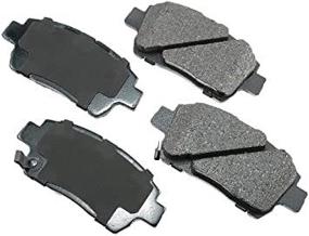 img 4 attached to Akebono ACT822 Proact Ultra Premium Ceramic Disc Brake Pad Kit: Superior Performance for Enhanced Braking Efficiency