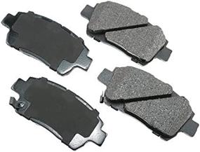 img 2 attached to Akebono ACT822 Proact Ultra Premium Ceramic Disc Brake Pad Kit: Superior Performance for Enhanced Braking Efficiency