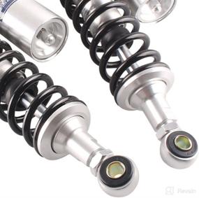 img 2 attached to 🏍️ GZYF 375MM 14.75" Motorcycle Air Shock Absorbers - Compatible with Kawasaki Honda Suzuki Go Kart Scooter - Universal Fit