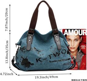 img 3 attached to 👜 Vintage Segater Shoulder Handbag: Stylish Crossbody Hobo Bag for Women with Wallet