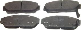 img 4 attached to Wagner ThermoQuiet QC617 Ceramic Brake Pads - Premium Disc Brake Pad Set