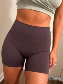 img 8 attached to Experience Ultimate Comfort With Lavento Women'S High Waisted Biker Shorts For Yoga And Workouts - 5" / 6" Inseam