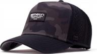 water-resistant snapback hat for men and women: melin's odyssey brick hydro with high-performance design logo