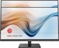 🖥️ msi modern md271p: full hd, 75hz protection displayport with flicker-free, eye-care, anti-glare, ergonomic design логотип