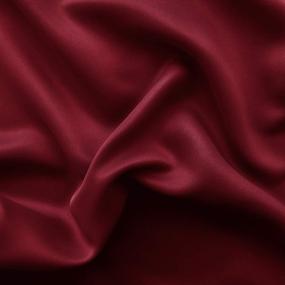 img 1 attached to DWCN Blackout Thermal Curtain For Increased Privacy- Perfect For Bedrooms, Living Rooms, And Office Spaces - 1 Panel Grommet Curtain, Burgundy, 8.3Ft W X 7Ft H