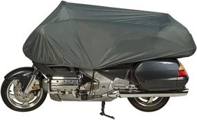 img 3 attached to 🏍️ Dowco Guardian 26014-00 Premium Motorcycle Half Cover: Water Resistant Grey Half Cover for Cruiser and Touring Bikes - Ideal for Travel